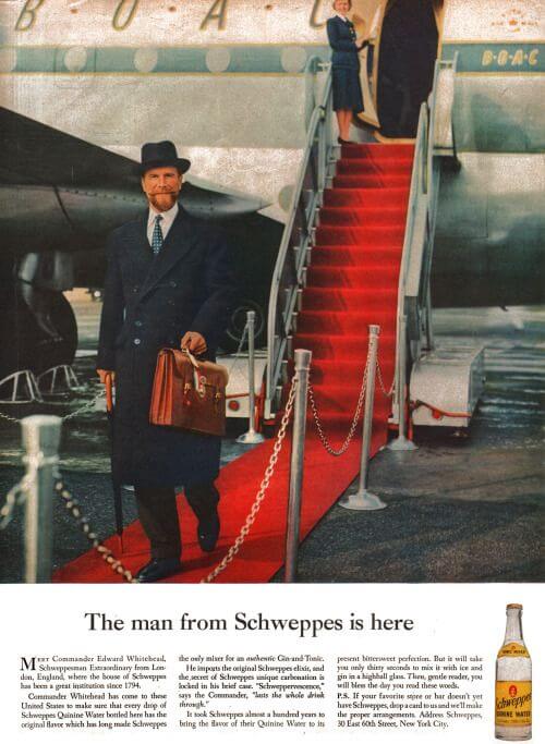 The Man From Schweppes is Here by Ogilvy