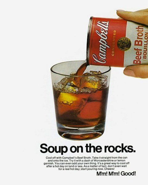 Campbell's Soup On the Rocks Ad